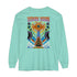 Chakra Vision (Back design) - Unisex Garment-dyed Long Sleeve T-Shirt